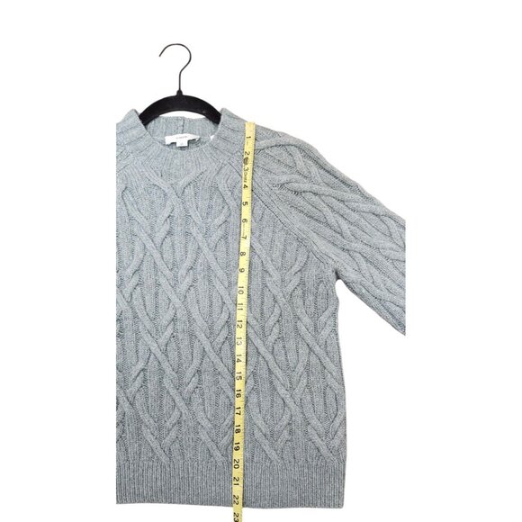 Vince - Twisted Chain Turtleneck Sweater in Jadeite Size S - Picture 8 of 11